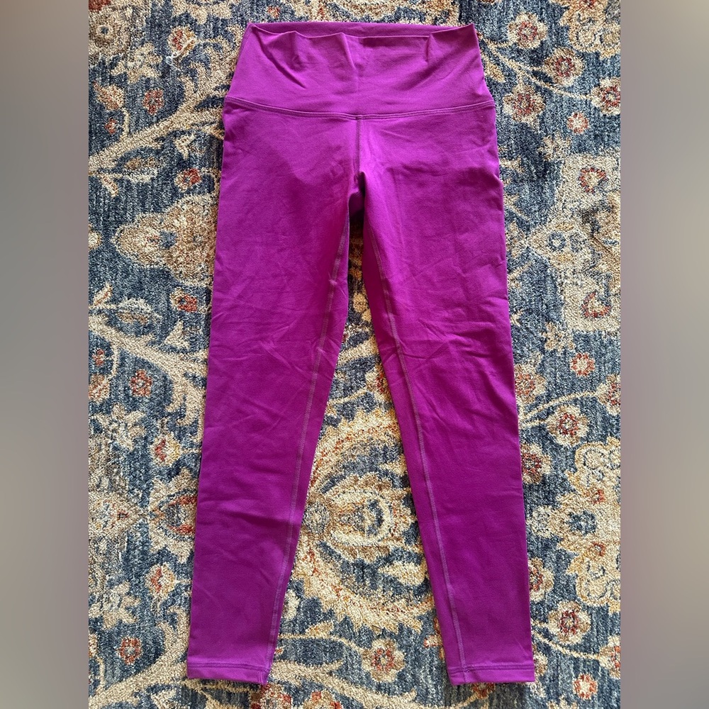 Fleo Women's Magenta High-Waist Leggings